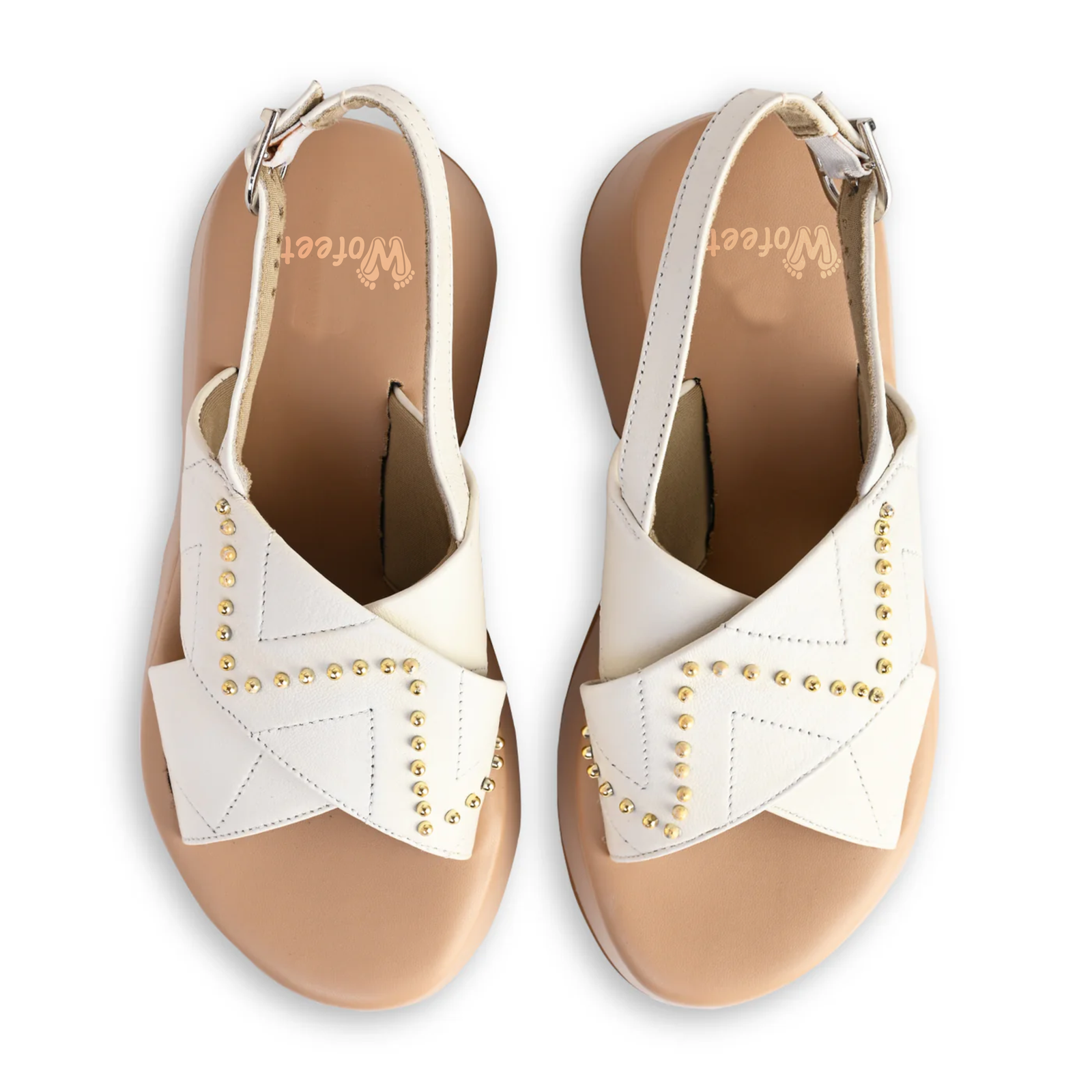 Florence Ivory Platform Heels For Women - Image 3
