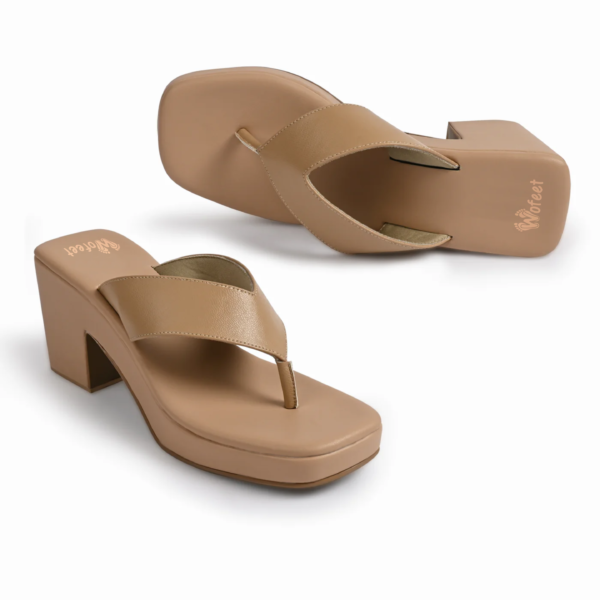Nice Nude Platform Heels For Women - Image 2