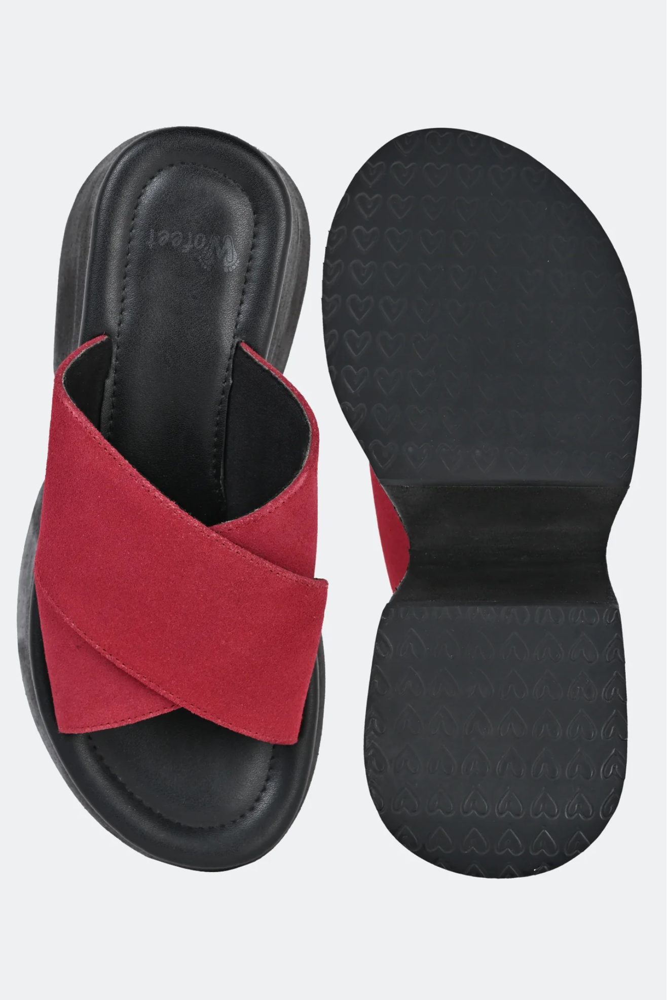 Siena in Red Platform Sandals For Women - Image 5