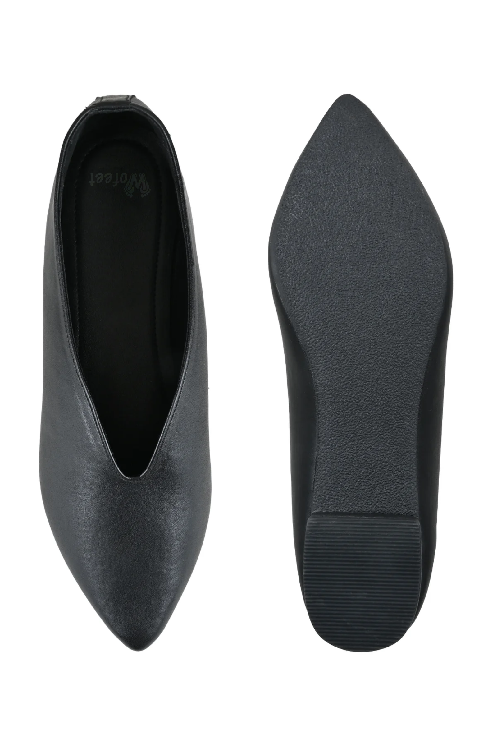 Ashley Black Loafers For Women - Image 3
