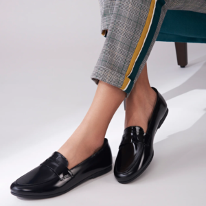 Kate Black Loafers for Women
